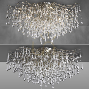 ICICLE 8092-55 ezüst mennyezeti lámpa, 14xG9 small 14