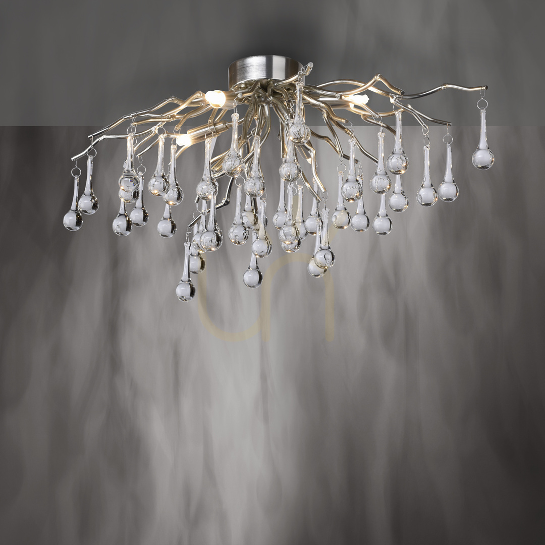 Előnézet ICICLE 8090-55 ezüst mennyezeti lámpa, 4xG9 ICICLE 8090-55 ezüst mennyezeti lámpa, 4xG9