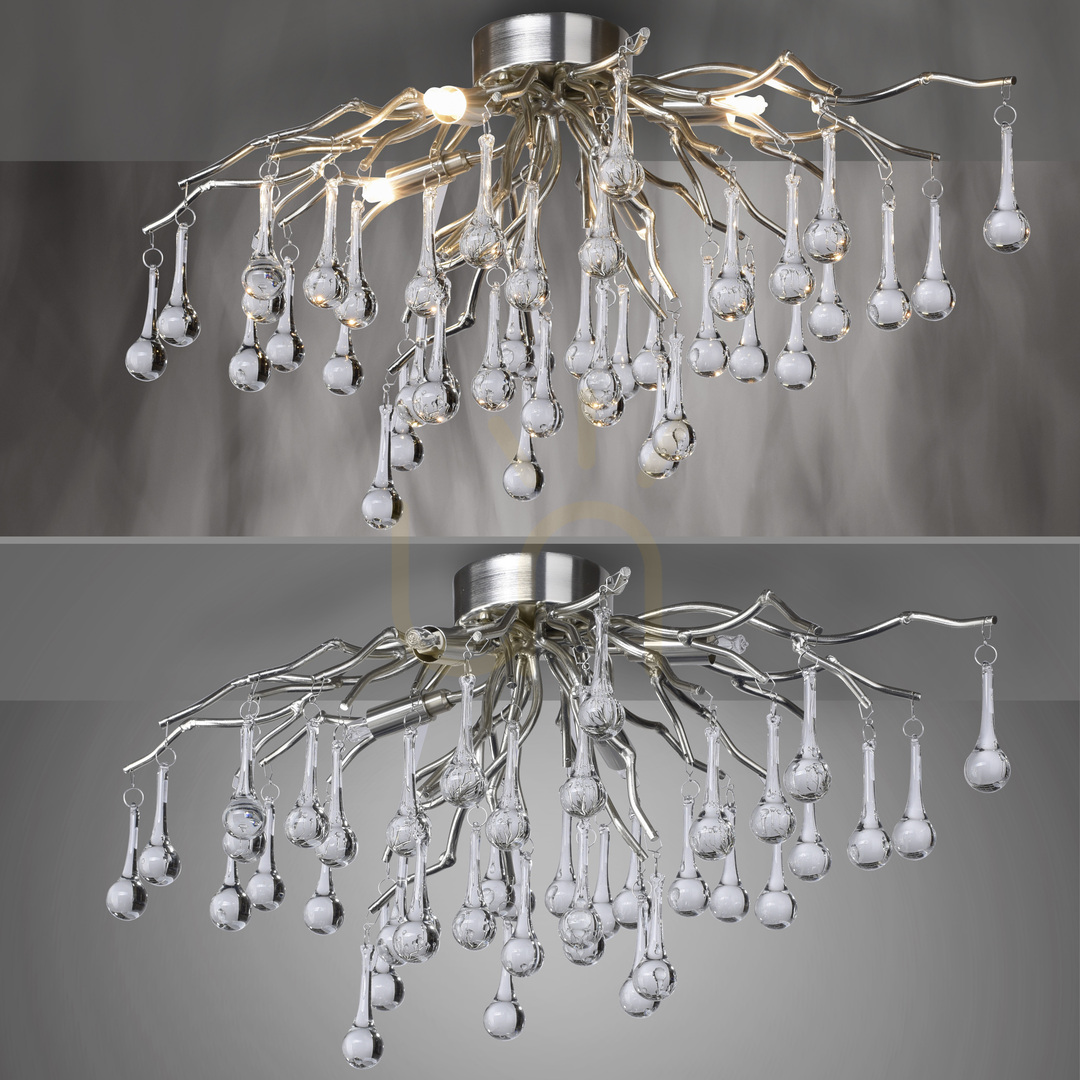 Előadás ICICLE 8090-55 ezüst mennyezeti lámpa, 4xG9 ICICLE 8090-55 ezüst mennyezeti lámpa, 4xG9