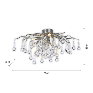 ICICLE 8090-55 ezüst mennyezeti lámpa, 4xG9 8 ICICLE 8090-55 ezüst mennyezeti lámpa, 4xG9 small 8