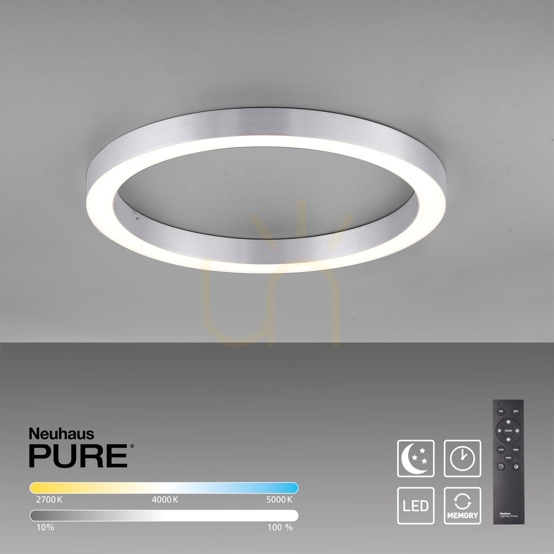 Jelölje be PURE-LINES 6309-95 mennyezeti lámpa, ezüst, 1xLED PURE-LINES 6309-95 mennyezeti lámpa, ezüst, 1xLED