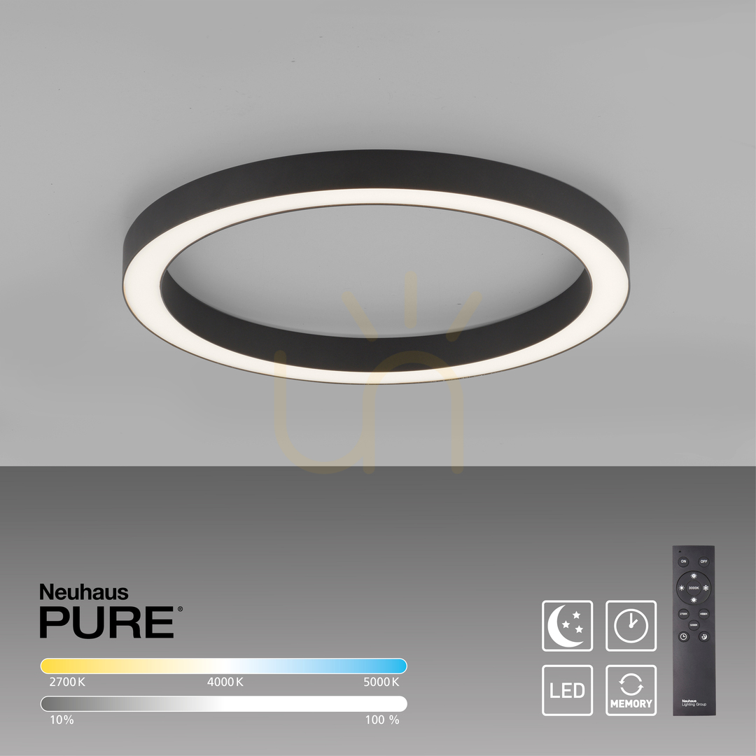Jelölje be PURE-LINES 6309-13 mennyezeti lámpa, antracit, 1xLED PURE-LINES 6309-13 mennyezeti lámpa, antracit, 1xLED