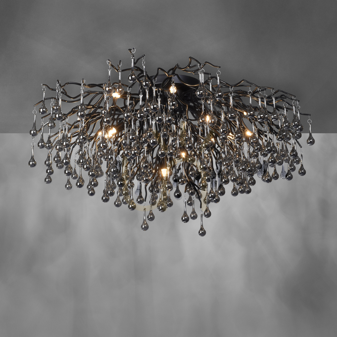 Jelölje be ICICLE 8092-18 mennyezeti lámpa, fekete, 14xG9 ICICLE 8092-18 mennyezeti lámpa, fekete, 14xG9