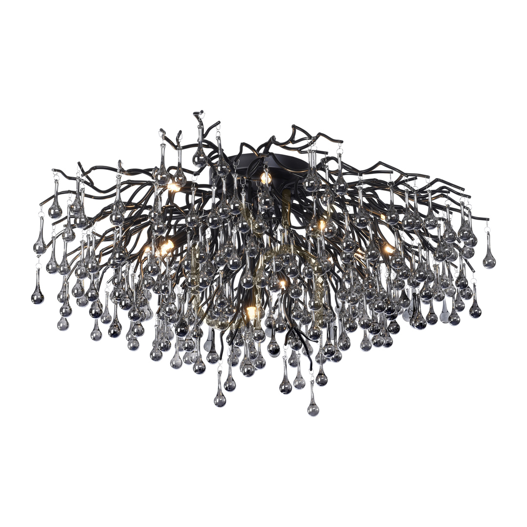 Jelölje be ICICLE 8092-18 mennyezeti lámpa, fekete, 14xG9 ICICLE 8092-18 mennyezeti lámpa, fekete, 14xG9