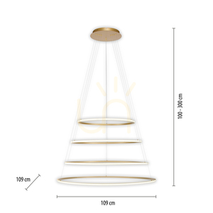 TESSARA 2124-60 sárgaréz 1xLED függesztett lámpa 8 TESSARA 2124-60 sárgaréz 1xLED függesztett lámpa small 8