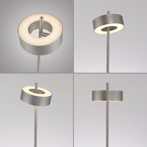 Q-ROTATE 4324-95 asztali lámpa, ezüst, 1xLED small 17