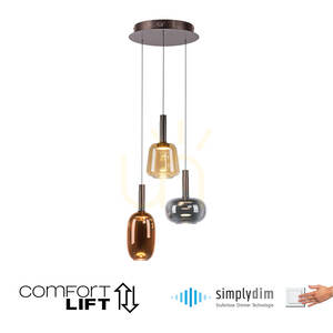 IRIDES 2679-70 Többszínű, 3xLED-es függesztett lámpa 1 IRIDES 2679-70 Többszínű, 3xLED-es függesztett lámpa small 1