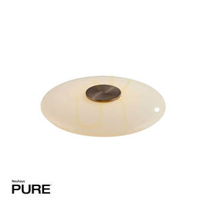 PURE VITRUM 4080-34 asztali lámpa, barna, 1xLED small 1