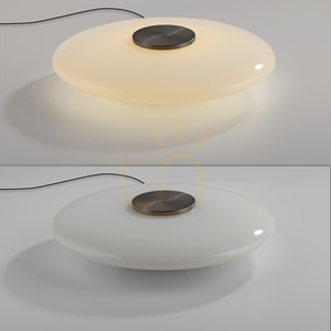 PURE VITRUM 4080-34 asztali lámpa, barna, 1xLED small 16