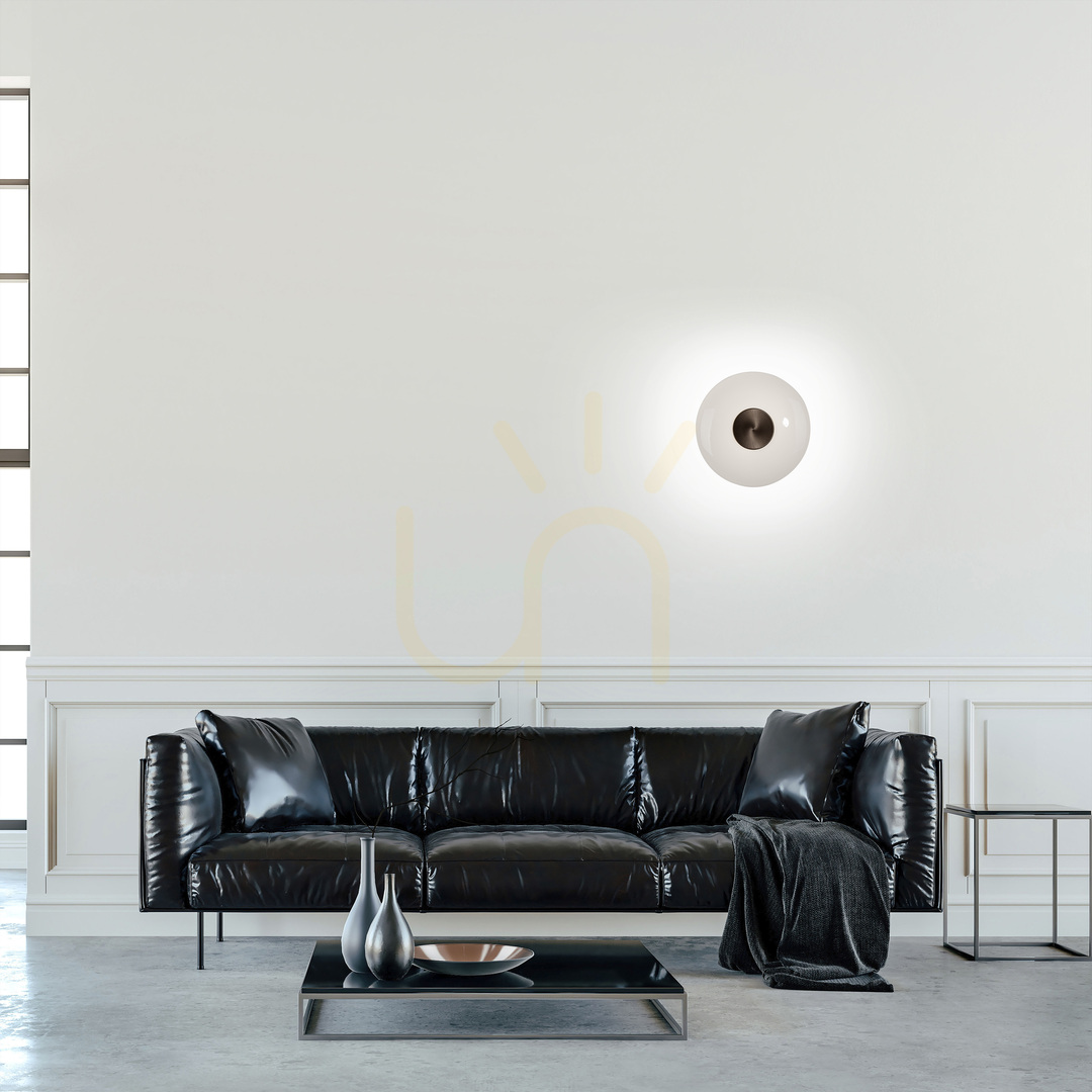 Előnézet PURE VITRUM 6082-34 barna fali lámpa, 1xLED PURE VITRUM 6082-34 barna fali lámpa, 1xLED
