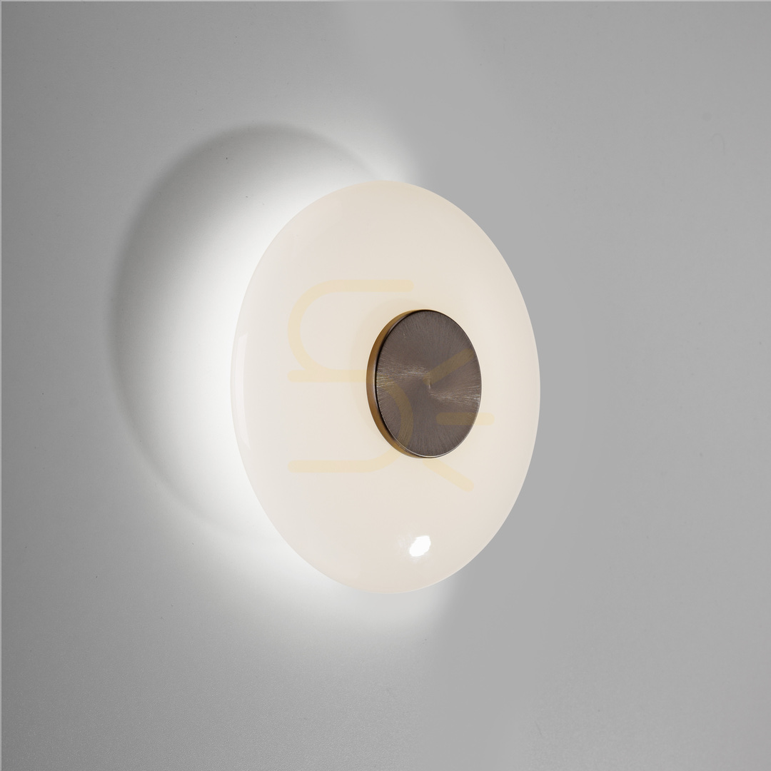 Kilátás PURE VITRUM 6082-34 barna fali lámpa, 1xLED PURE VITRUM 6082-34 barna fali lámpa, 1xLED