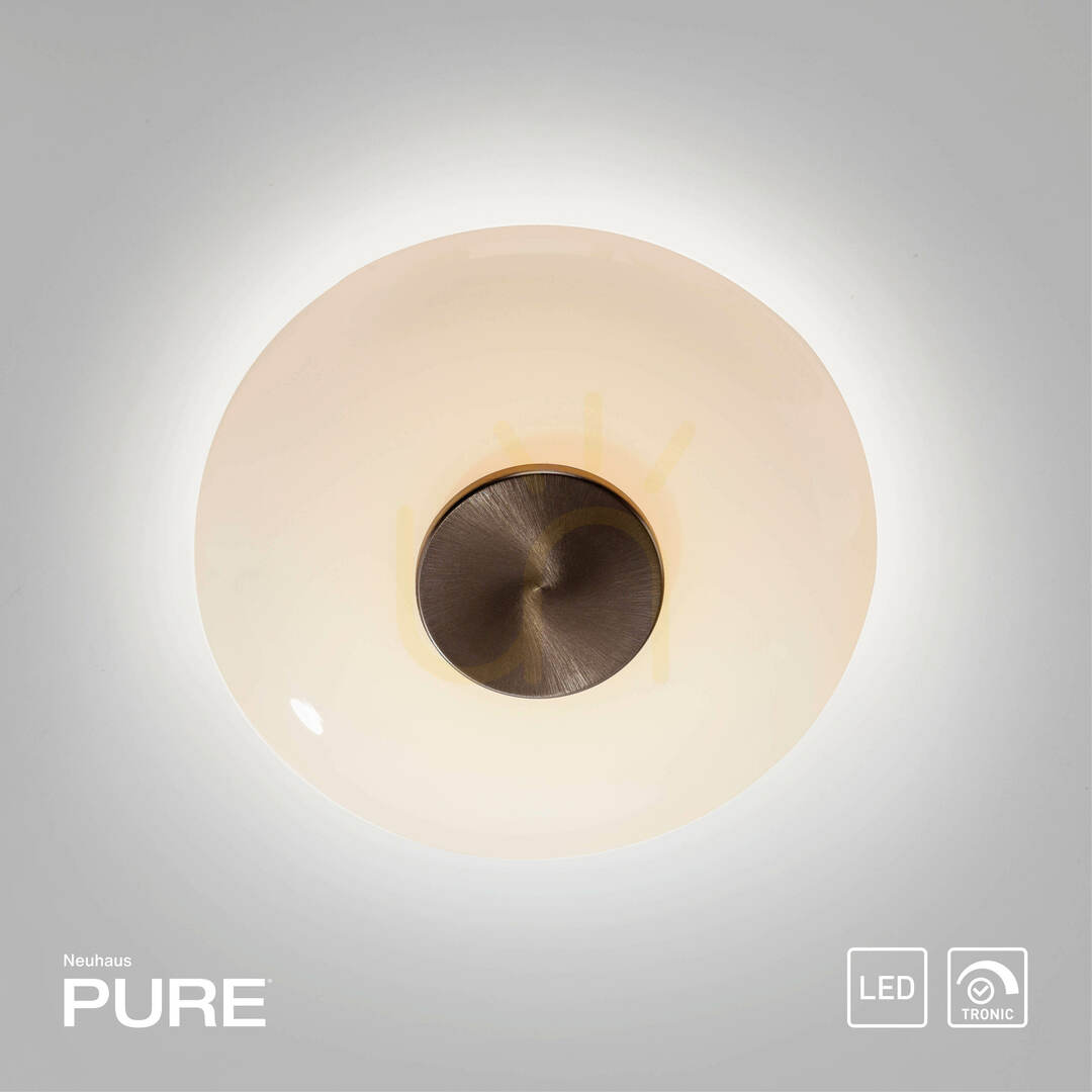 Előnézet PURE VITRUM 6082-34 barna fali lámpa, 1xLED PURE VITRUM 6082-34 barna fali lámpa, 1xLED