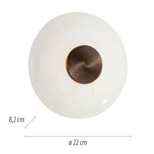 PURE VITRUM 6082-34 barna fali lámpa, 1xLED 8 PURE VITRUM 6082-34 barna fali lámpa, 1xLED small 8