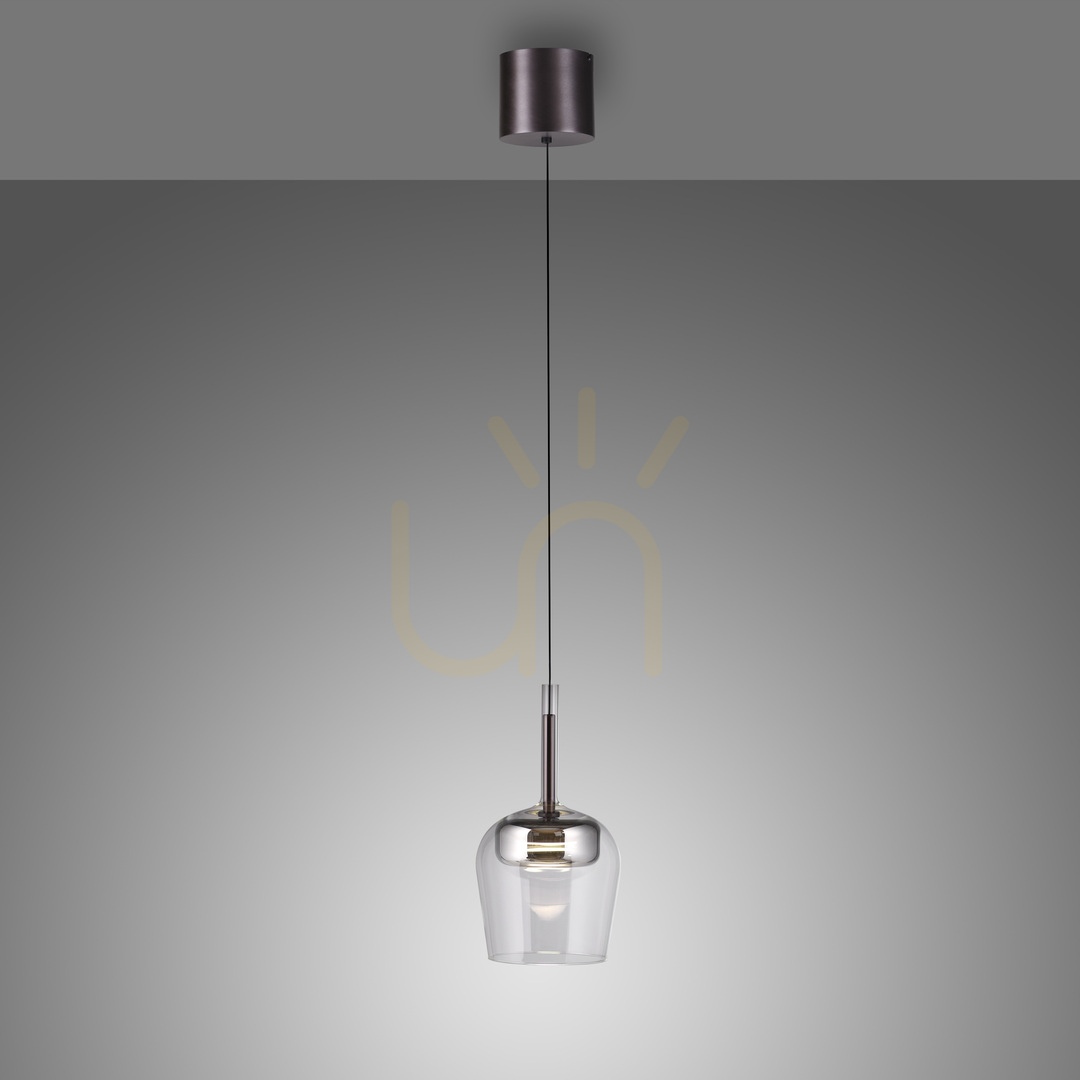 Kilátás Q-KON 2741-21 ezüst színű, 1xLED-es függesztett lámpa Q-KON 2741-21 ezüst színű, 1xLED-es függesztett lámpa