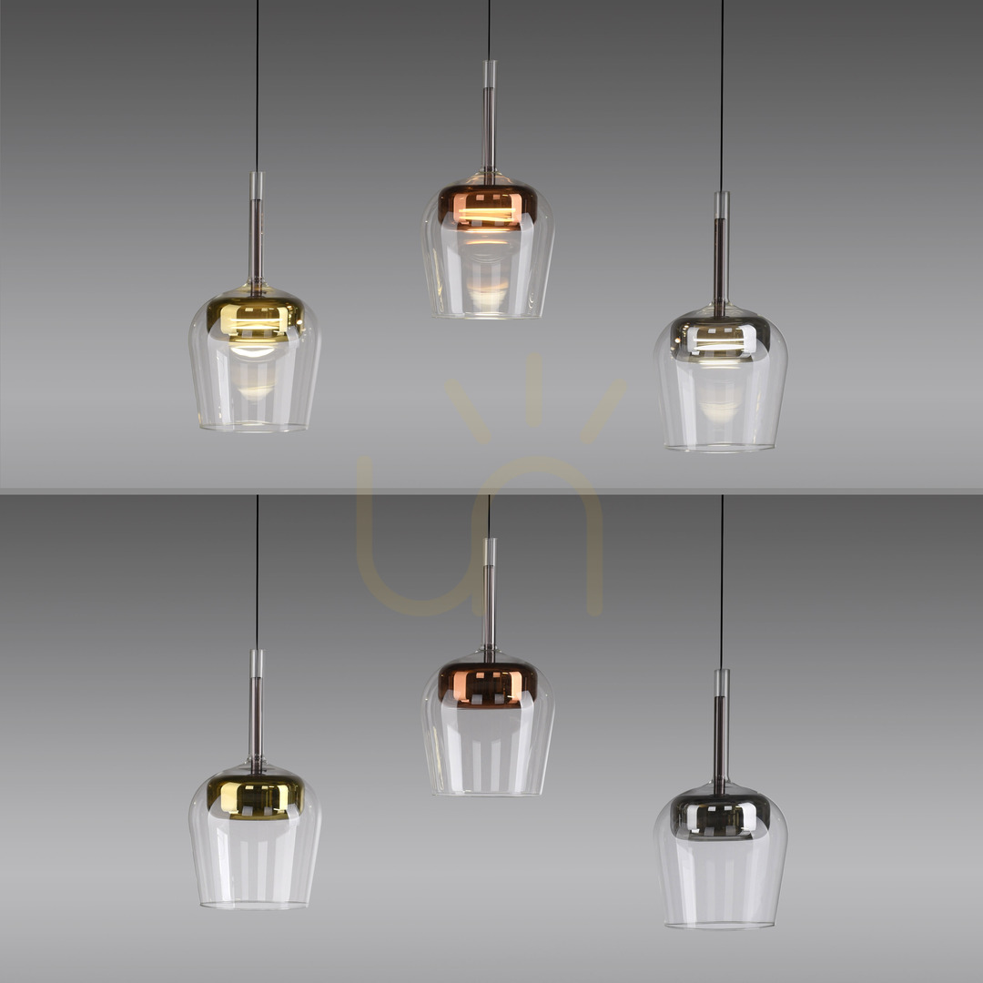Kijelző Q-KON 2742-70 Többszínű, 3 LED-es függesztett lámpa Q-KON 2742-70 Többszínű, 3 LED-es függesztett lámpa