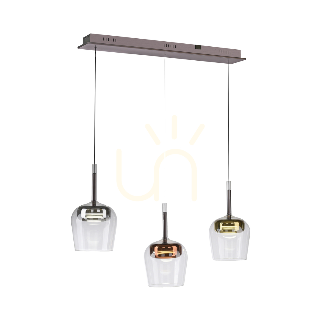 Előnézet Q-KON 2742-70 Többszínű, 3 LED-es függesztett lámpa Q-KON 2742-70 Többszínű, 3 LED-es függesztett lámpa
