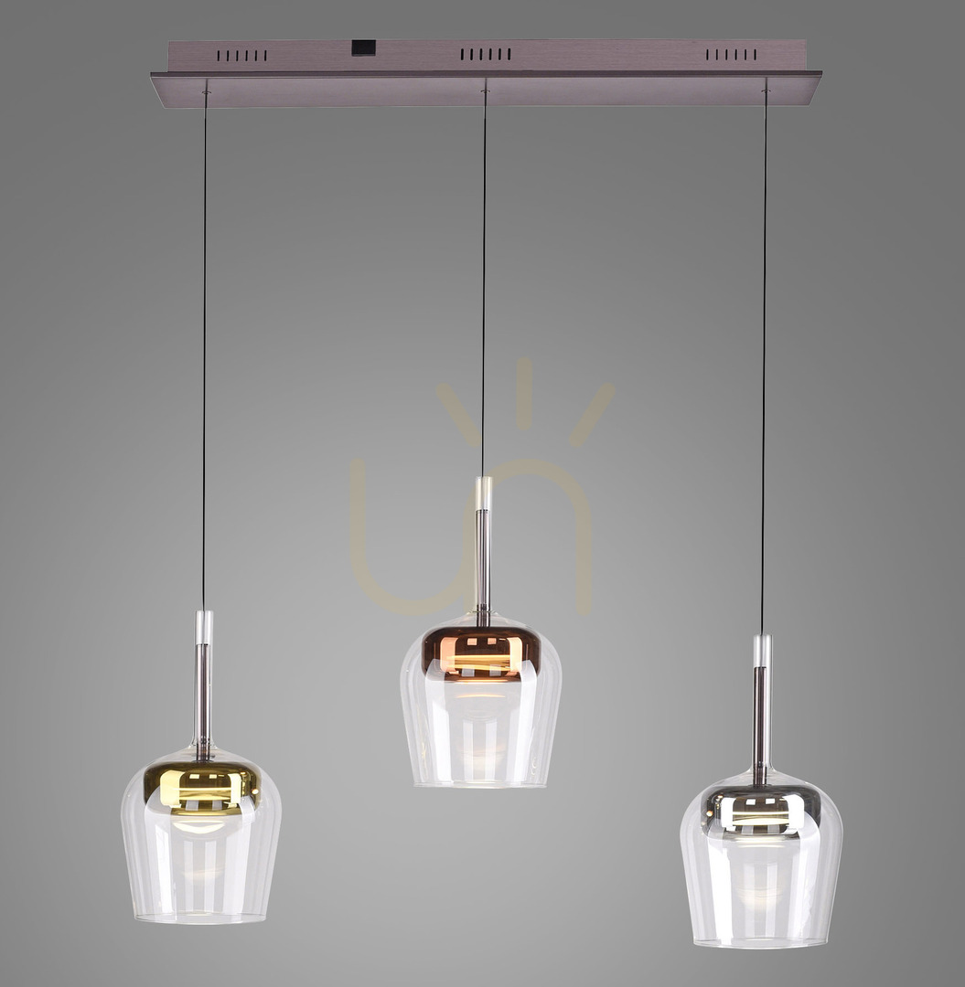 Jelölje be Q-KON 2742-70 Többszínű, 3 LED-es függesztett lámpa Q-KON 2742-70 Többszínű, 3 LED-es függesztett lámpa