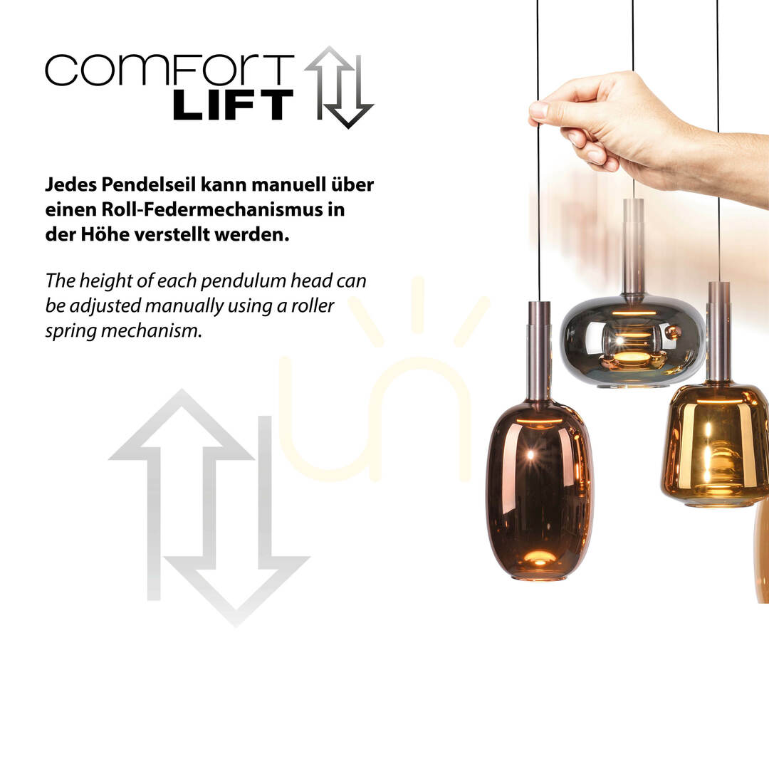 Kilátás IRIDES 2681-70 Többszínű, 6 LED-es függesztett lámpa IRIDES 2681-70 Többszínű, 6 LED-es függesztett lámpa