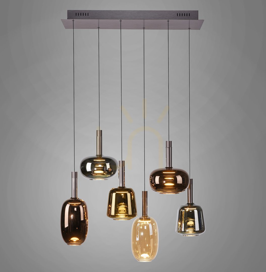 Jelölje be IRIDES 2681-70 Többszínű, 6 LED-es függesztett lámpa IRIDES 2681-70 Többszínű, 6 LED-es függesztett lámpa