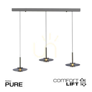 PURE VITRUM 2083-15 szürke, 6 LED-es függesztett lámpa 1 PURE VITRUM 2083-15 szürke, 6 LED-es függesztett lámpa small 1