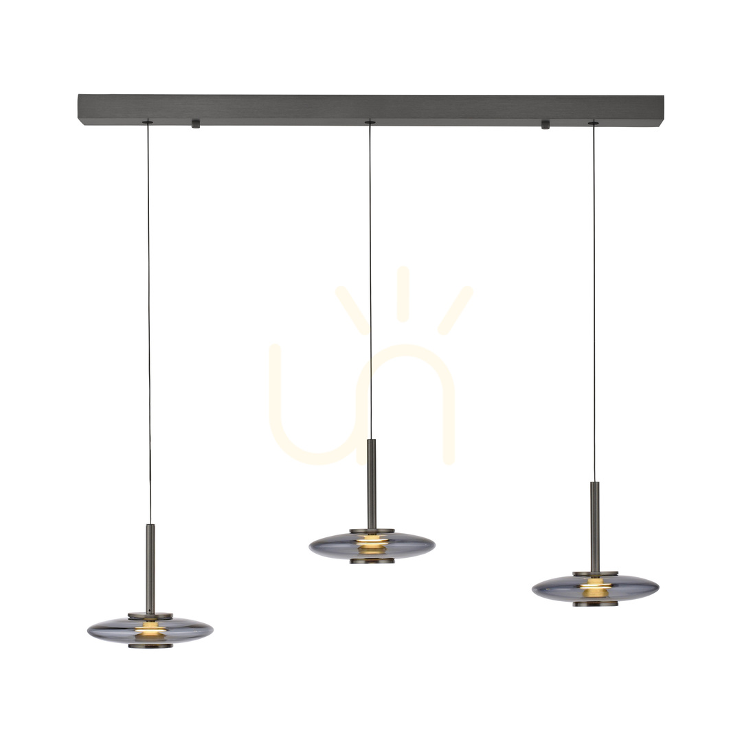 Kilátás PURE VITRUM 2083-15 szürke, 6 LED-es függesztett lámpa PURE VITRUM 2083-15 szürke, 6 LED-es függesztett lámpa