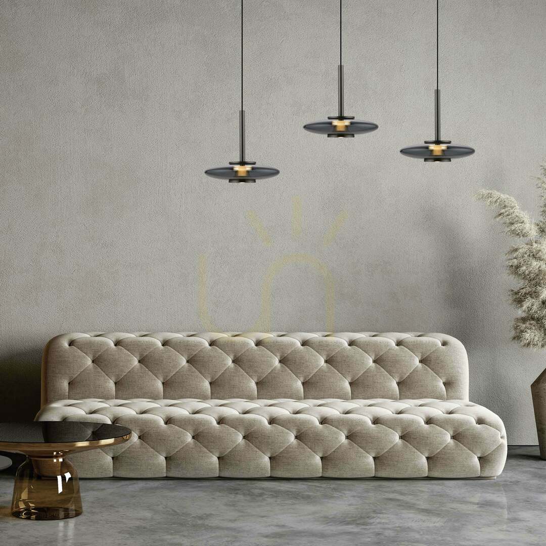 Előnézet PURE VITRUM 2083-15 szürke, 6 LED-es függesztett lámpa PURE VITRUM 2083-15 szürke, 6 LED-es függesztett lámpa