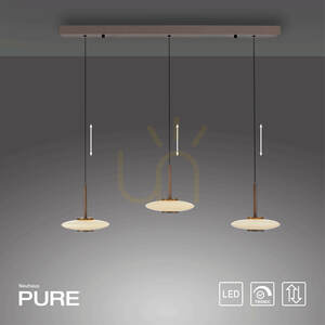 PURE VITRUM 2083-34 barna, 6 LED-es függesztett lámpa small 11