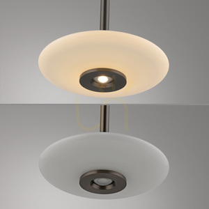 PURE VITRUM 2083-34 barna, 6 LED-es függesztett lámpa small 15