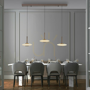 PURE VITRUM 2083-34 barna, 6 LED-es függesztett lámpa small 18