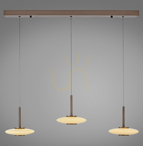 PURE VITRUM 2083-34 barna, 6 LED-es függesztett lámpa small 21