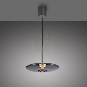 PURE E-VITRUM 2084-15 szürke, 2xLED-es függesztett lámpa small 5