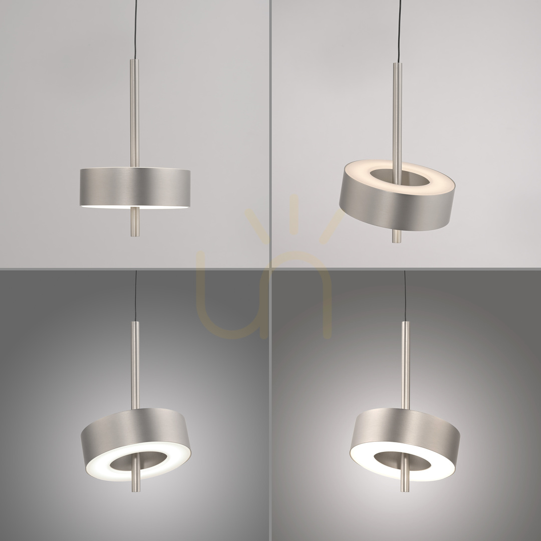 Előnézet Q-ROTATE 2247-95 ezüst színű, 1xLED-es függesztett lámpa Q-ROTATE 2247-95 ezüst színű, 1xLED-es függesztett lámpa