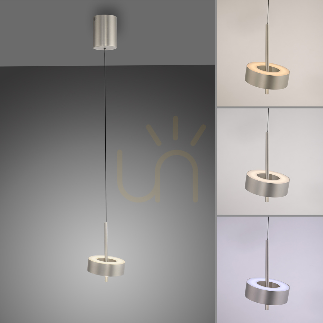 Jelölje be Q-ROTATE 2247-95 ezüst színű, 1xLED-es függesztett lámpa Q-ROTATE 2247-95 ezüst színű, 1xLED-es függesztett lámpa