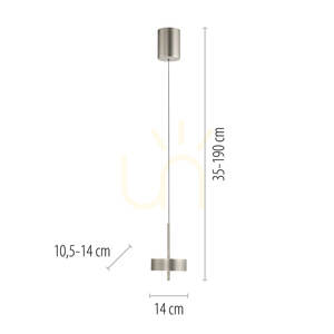 Q-ROTATE 2247-95 ezüst színű, 1xLED-es függesztett lámpa 8 Q-ROTATE 2247-95 ezüst színű, 1xLED-es függesztett lámpa small 8