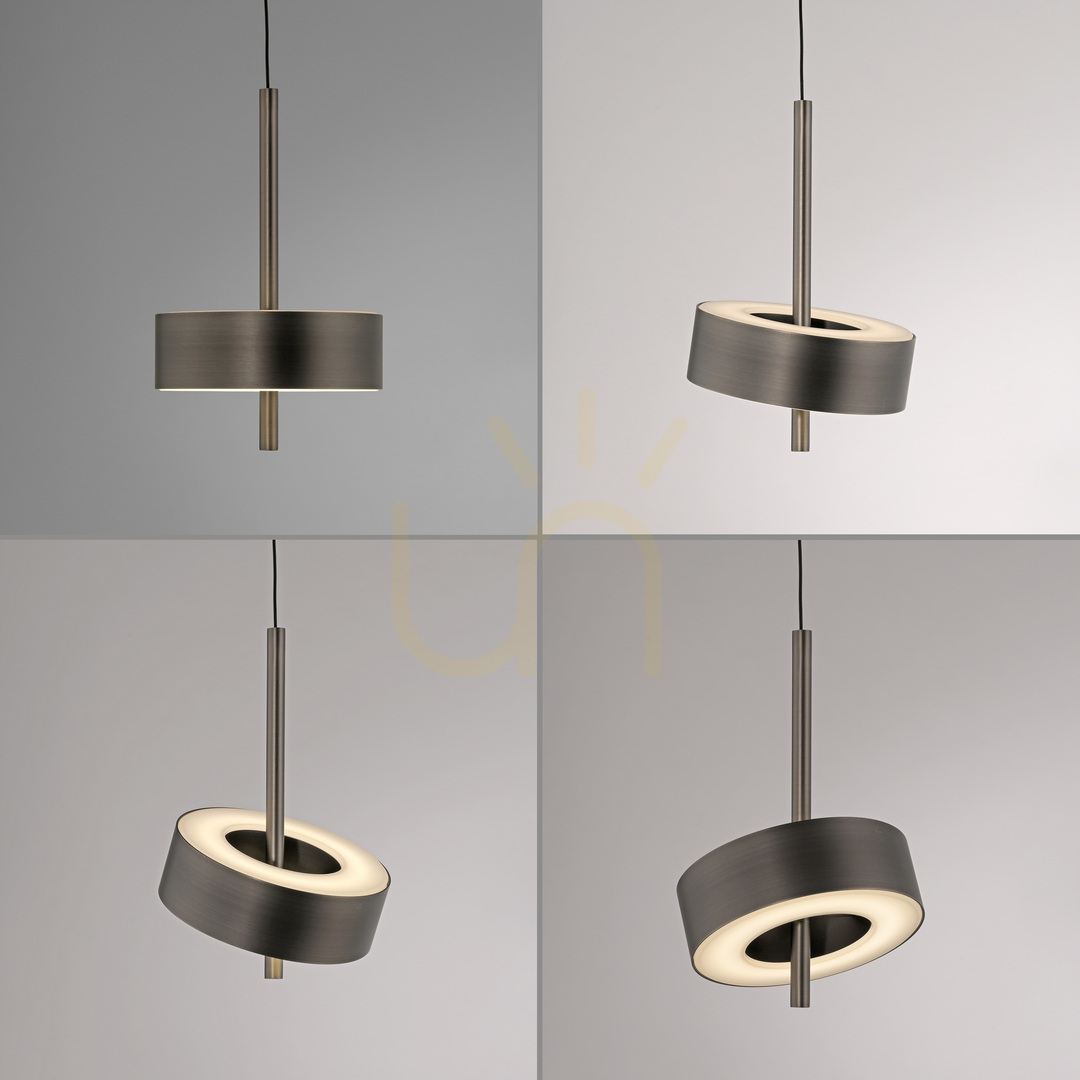 Kijelző Q-ROTATE 2249-34 barna, 5 LED-es függesztett lámpa Q-ROTATE 2249-34 barna, 5 LED-es függesztett lámpa