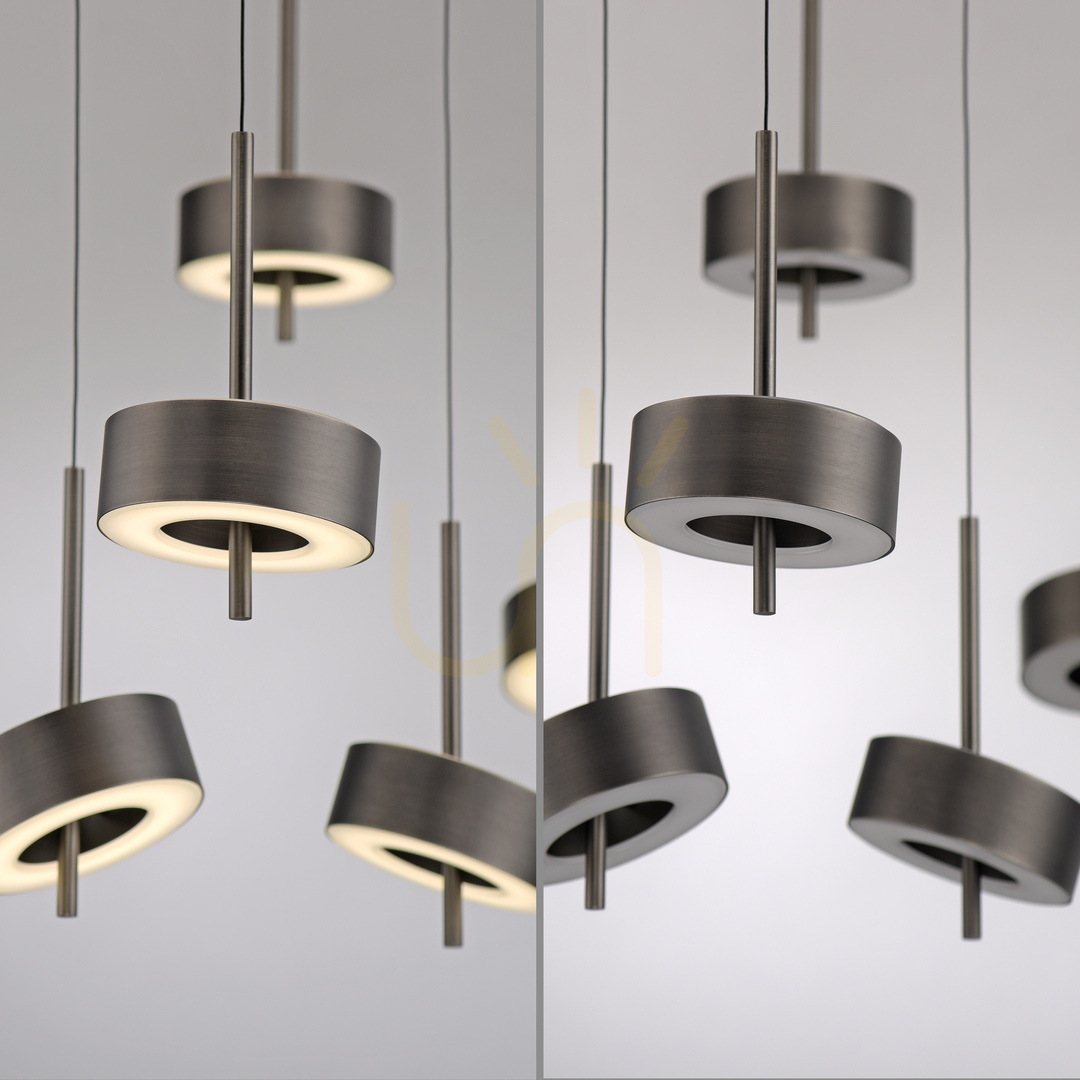Jelölje be Q-ROTATE 2249-34 barna, 5 LED-es függesztett lámpa Q-ROTATE 2249-34 barna, 5 LED-es függesztett lámpa