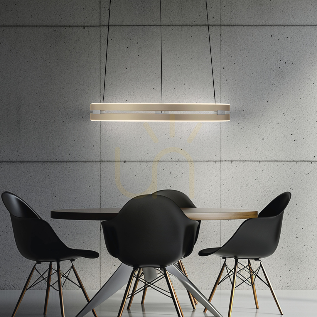 Előadás PURE E-LOOP 2550-60 sárgaréz 2xLED függesztett lámpa PURE E-LOOP 2550-60 sárgaréz 2xLED függesztett lámpa