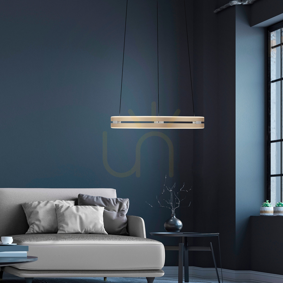 Előnézet PURE E-LOOP 2550-60 sárgaréz 2xLED függesztett lámpa PURE E-LOOP 2550-60 sárgaréz 2xLED függesztett lámpa
