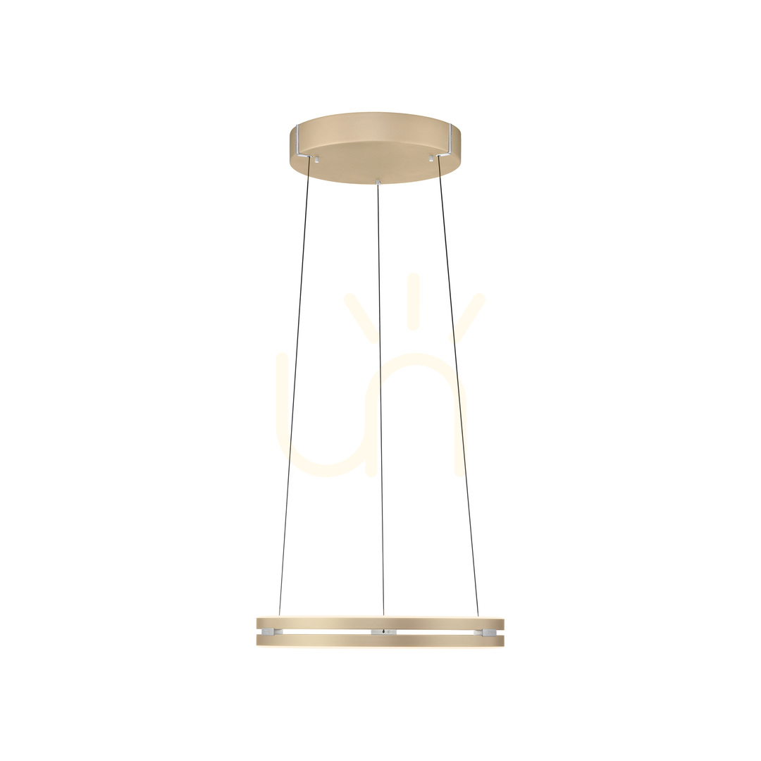 Kilátás PURE E-LOOP 2550-60 sárgaréz 2xLED függesztett lámpa PURE E-LOOP 2550-60 sárgaréz 2xLED függesztett lámpa