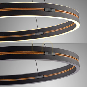 PURE E-LOOP 2551-18 fekete, 2xLED-es függesztett lámpa 20 PURE E-LOOP 2551-18 fekete, 2xLED-es függesztett lámpa small 20