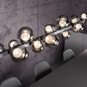 PURE E-POPUP 2557-15 szürke, 18 LED-es függesztett lámpa small 17