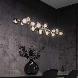 PURE E-POPUP 2557-15 szürke, 18 LED-es függesztett lámpa small 19
