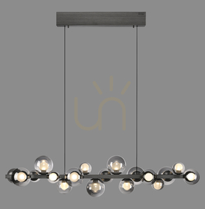 PURE E-POPUP 2557-15 szürke, 18 LED-es függesztett lámpa small 25
