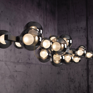 PURE E-POPUP 2557-15 szürke, 18 LED-es függesztett lámpa small 9