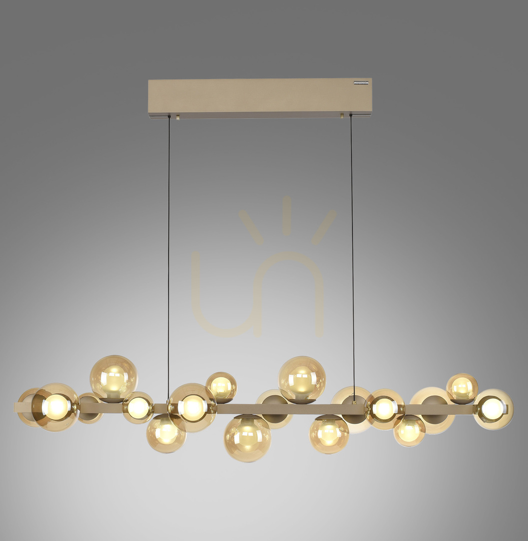 Kilátás PURE E-POPUP 2557-97 Arany 18xLED függesztett lámpa PURE E-POPUP 2557-97 Arany 18xLED függesztett lámpa