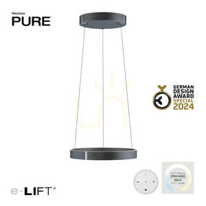 PURE E-CLIPSE 2560-15 szürke, 2xLED-es függesztett lámpa 1 PURE E-CLIPSE 2560-15 szürke, 2xLED-es függesztett lámpa small 1