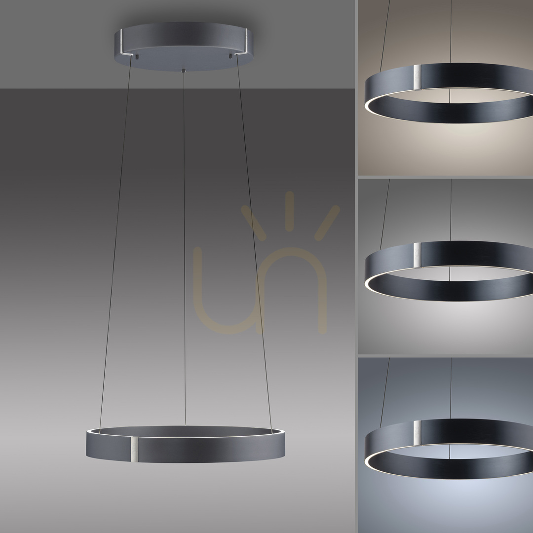 Jelölje be PURE E-CLIPSE 2560-15 szürke, 2xLED-es függesztett lámpa PURE E-CLIPSE 2560-15 szürke, 2xLED-es függesztett lámpa