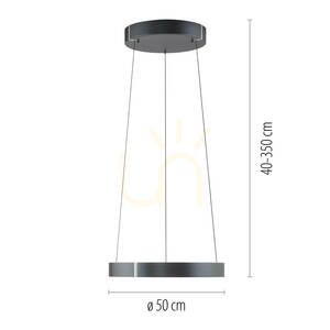 PURE E-CLIPSE 2560-15 szürke, 2xLED-es függesztett lámpa 7 PURE E-CLIPSE 2560-15 szürke, 2xLED-es függesztett lámpa small 7