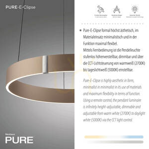 PURE E-CLIPSE 2560-97 barna, 2xLED-es függesztett lámpa 3 PURE E-CLIPSE 2560-97 barna, 2xLED-es függesztett lámpa small 3