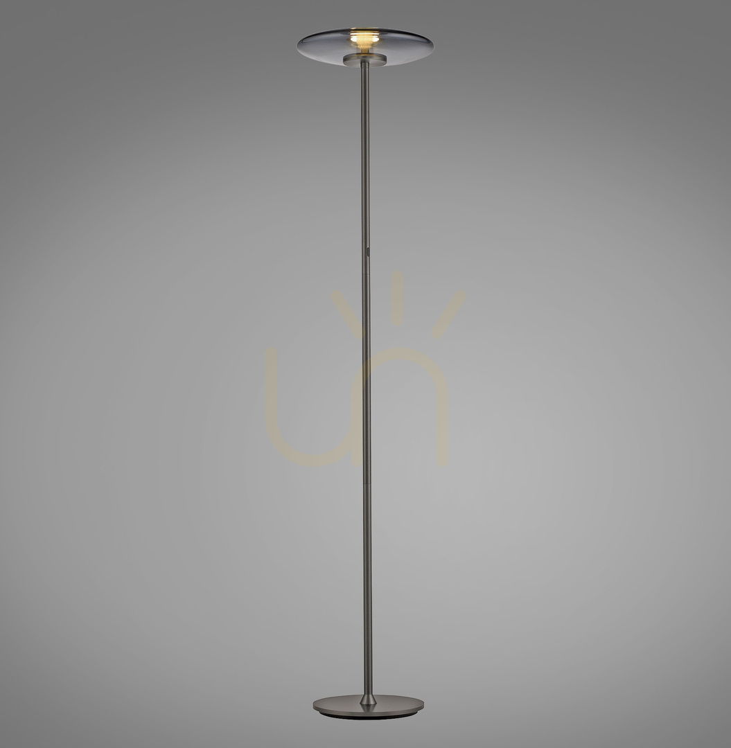 PURE VITRUM 481-15 állólámpa, szürke, 2xLED